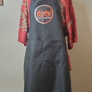 Burn with your boy apron